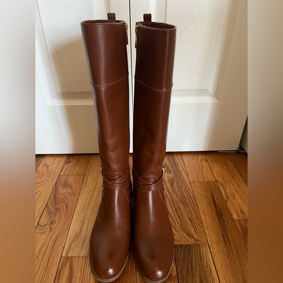 Shoes - 👉RESERVED👈Michael Kors Preston Leather Riding Boots